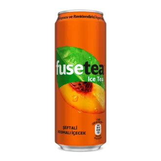 Fuse Tea Şeftali Aromalı Soğuk Çay Kutu 330 ML