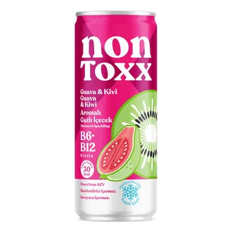 Nontoxx Guava & Kivi Aromalı Sirkeli İçecek 250 Ml