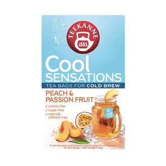 Teekanne Cool Sensations Peach - Passion Fruit 18'li 45 G