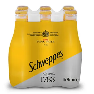 Schweppes Tonik Cam Şişe 6x250 ML