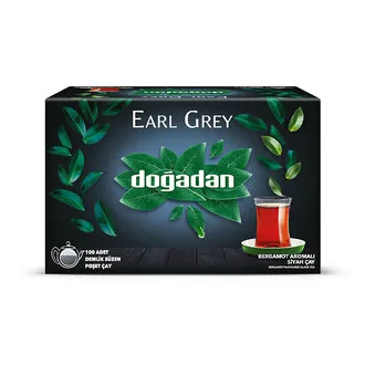 Doğadan Earl Grey Demlik Poşet Çay 100'lü 320 G