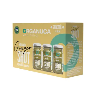 Organuca Zencefilli İçecek Ginger Shot 3 x 60 Ml