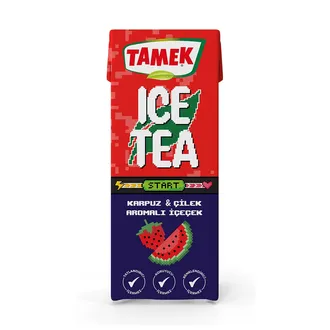 Tamek Ice Tea Karpuz - Çilek 200 Ml