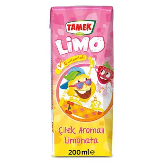 Tamek Limo Çilekli Limonata 200 Ml