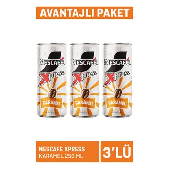 Nescafe Xpress Karamel 3 x 250 Ml