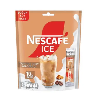 Nescafe Ice Toffee Nut Aromalı Paket 10 x 10,5 G