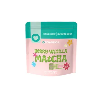Organuca Çilek + Vanilya Aromalı Matcha Tozu 25 G