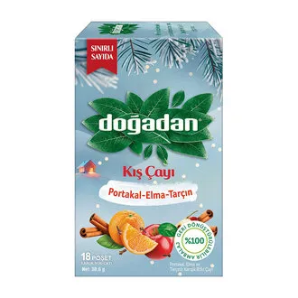 Doğadan Portakal Elma ve Tarçınlı Kış Çayı 30,6 G
