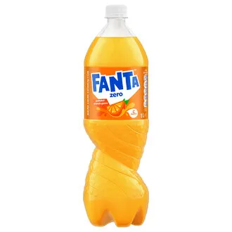 Fanta Zero Portakal Aromalı Gazoz 1 L