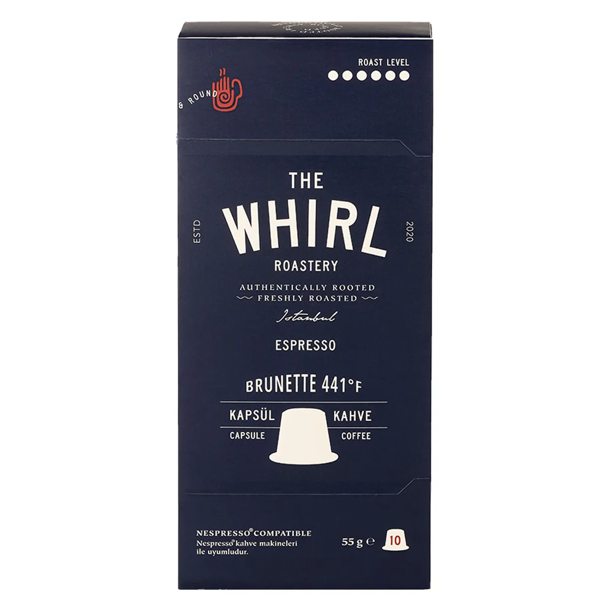 The Whirl Espresso Dark Kapsül Kahve 10'lu 55 G