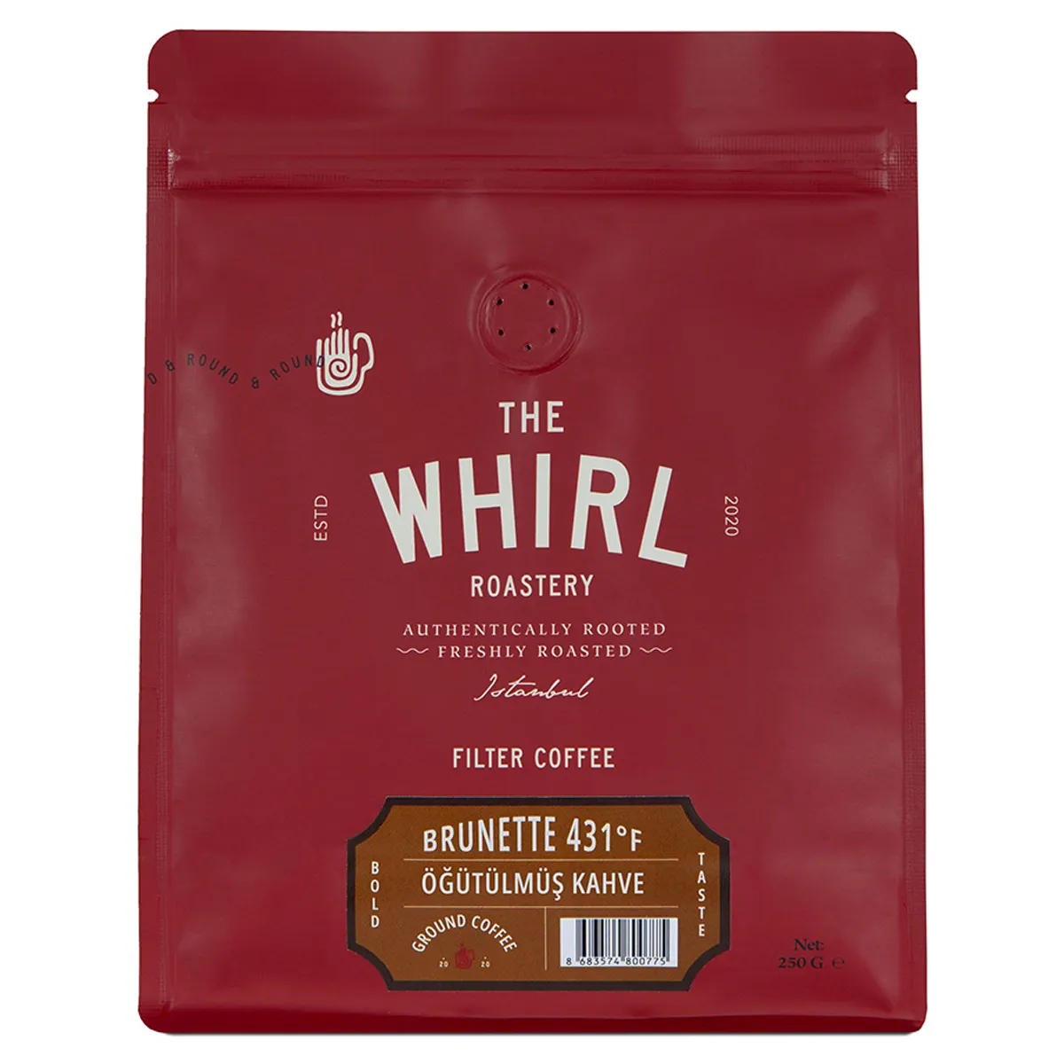 The Whirl Brunette Filtre Kahve 431°F 250 G