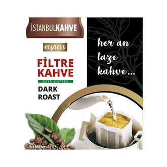 İstanbul Kahve Express Filtre Kahve Dark Rost 8 G