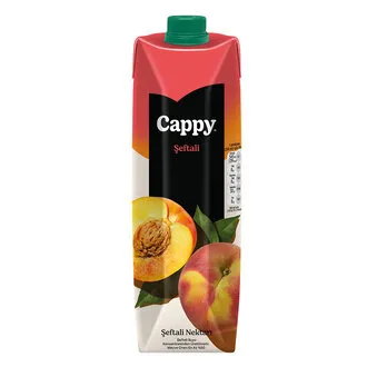 Cappy Şeftali Nektarı Karton Kutu 1 L
