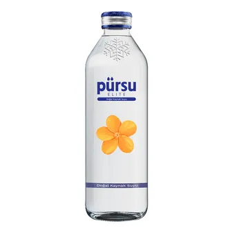 Pürsu Elite Doğal Kaynak Suyu Cam Şişe 330 Ml