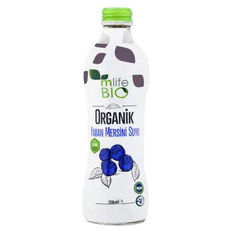 M Life Organik Yaban Mersini Suyu 330 Ml