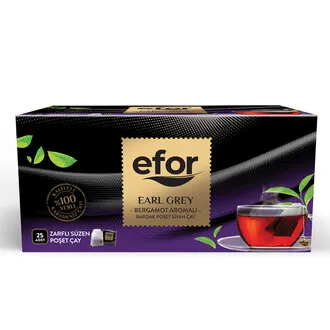 Efor Early Grey Süzen Poşet Çay 25 x 2 G