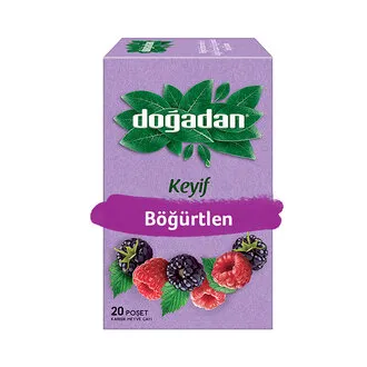 Doğadan Böğürtlen Çayı Poşet 20'li 38 G