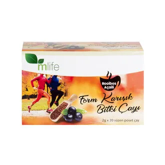 M Life Form Rooibos Açaili Bitki Çayı 20'li 40 G