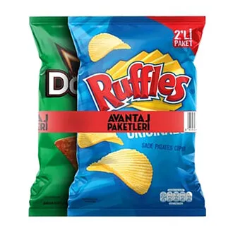 Lay's Ruffles Doritos 2'li Avantaj Paketi 176 G