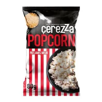 Çerezza Popcorn Patlamış Mısır Süper Boy 80 G