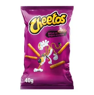Cheetos Fırından Biftek Aromalı Mısır Çerezi Aile Boy 40 G