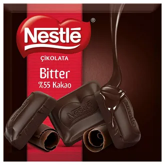 Nestle %55 Kakao Bitter Kare Çikolata 60 G