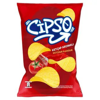 Cipso Tırtıklı Ketçap Aromalı Patates Cipsi 160 G