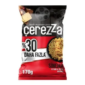 Çerezza Sinema Peynir Soğan Aromalı Mısır Çerezi Parti Boy 170 G