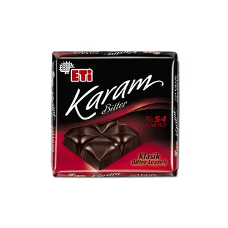 Eti Karam %54 Kakaolu Bitter Çikolata 60 G