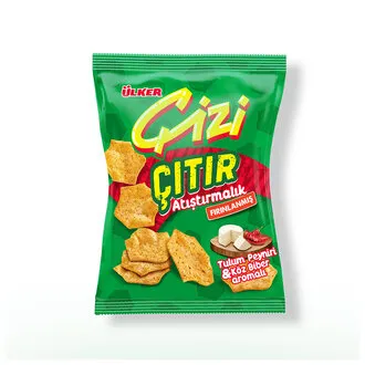 Ülker Çizi Çıtır Tulum Peynir & Köz Biber Çerez 40 G
