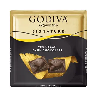 Godiva %90 Bitter Çikolata Kare 52 G