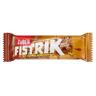 Züber Fıstrık Yer Fıstıklı Kuruyemiş Bar 30 G