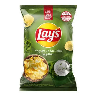 Lay’s Yoğurt & Mevsim Yeşillikleri Süper Boy 125 G