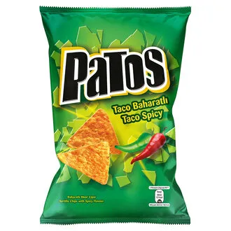 Patos Taco Bahatarlı Mısır Cipsi 185 G