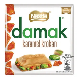 Nestle Damak Karamel Krokan Antep Fıstıklı 60 G