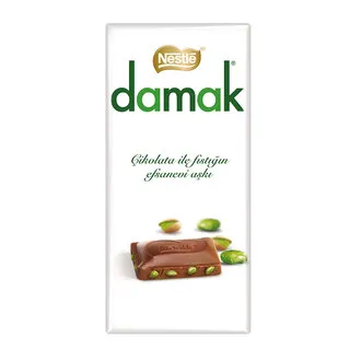 Nestle Damak Antep Fıstıklı Sütlü Çikolata 70 G
