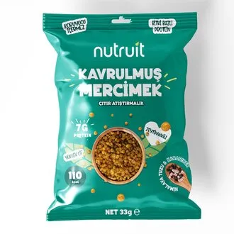 Nutruit Zeytinyağlı Karabiberli Kavrulmuş Mercimek 33 G