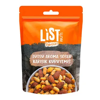 List Flavours Tütsü Aromalı Soslu Karışık Kuruyemiş 150 G