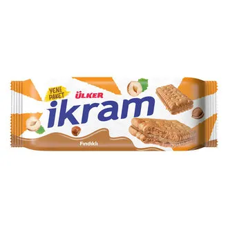 İkram Kremalı Bisküvi Fındıklı 84 G