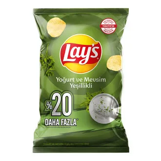 Lay’s Yoğurt & Mevsim Yeşillikli Parti Boy 160 G