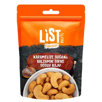 List Nuts Flavours Karamelize Soğan Balzamik Sirkeli Kaju 100 G