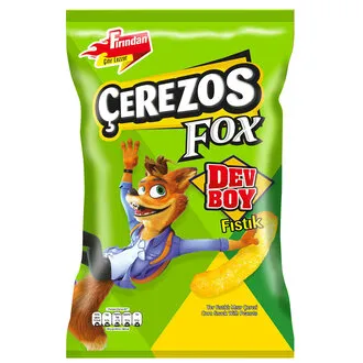 Çerezos Fox Dev Boy Fıstıklı Mısır Çerezi 150 G