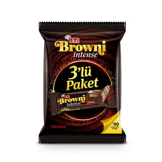 Eti Browni Intense Çikolatalı Kek 3 x 50 G