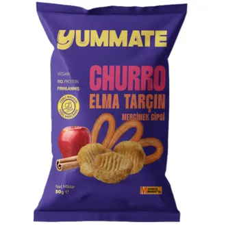Yummate Elma Tarçın Mercimek Cipsi 50 G