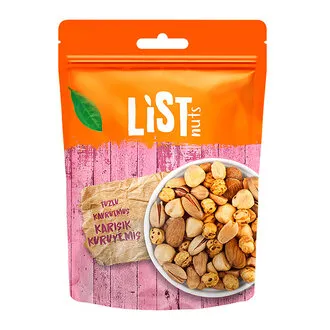 List Nuts Tuzlu Kavrulmuş Karışık Kuruyemiş 125 G