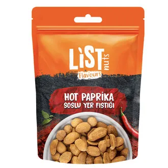 List Flavours Hot Paprika Soslu Yer Fıstığı 110 G