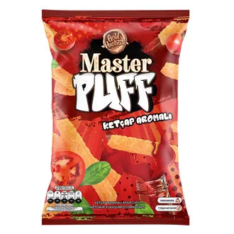 Master Puff Ketçap Çeşnili Mısır Çerezi 90 G