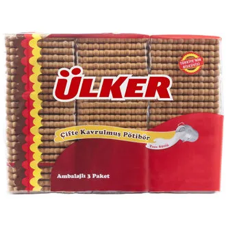 Ülker Pötibör Bisküvi Çifte Kavrulmuş 450 G
