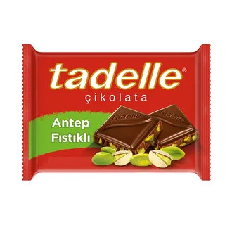Tadelle Antep Fıstıklı Bol Sütlü Tablet Çikolata 60 G