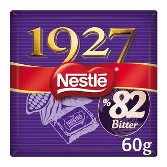 Nestle 1927 %82 Bitter Kare Çikolata 60 G